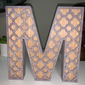 Decorative letter M